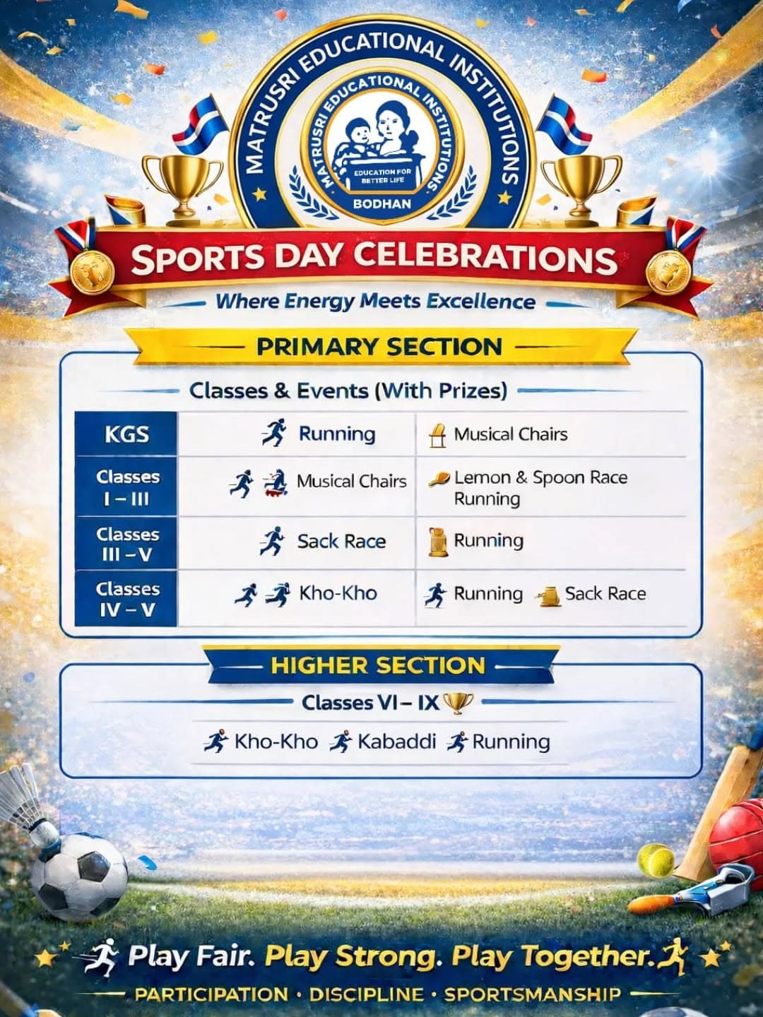 Sports Day Celebrations